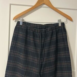 Plaid Aritzia trousers